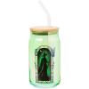 imageSilver Buffalo Wicked Featuring Elphaba Make Your Own Magic Glass Jar Tumbler with Bamboo Lid and Glass Straw 16 OuncesWicked Elphaba and Glinda 2 Pack