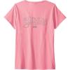 imageWomens Wicked Glinda Logo Front ampamp Back VNeck TShirtPink