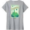 imageWomens Wicked Greetings From Emerald City Front ampamp Back VNeck TShirtHeather Grey