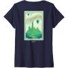 imageWomens Wicked Greetings From Emerald City Front ampamp Back VNeck TShirtNavy Blue