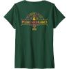 imageWomens Wicked Marvelous Munchkinland Front ampamp Back VNeck TShirtDark Green