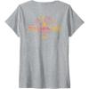 imageWomens Wicked Marvelous Munchkinland Front ampamp Back VNeck TShirtHeather Grey