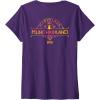 imageWomens Wicked Marvelous Munchkinland Front ampamp Back VNeck TShirtPurple
