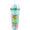 imageSilver Buffalo Sanrio Hello Kitty Pink Polka Dots and Bows Dome Glitter Top Travel Tumbler 24 OuncesScooby Doo