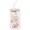 imageSilver Buffalo Wicked Featuring Elphaba Make Your Own Magic Glass Jar Tumbler with Bamboo Lid and Glass Straw 16 OuncesStrawberry Shortcake Sliding Rainbow