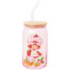 imageSilver Buffalo Wicked Featuring Elphaba Make Your Own Magic Glass Jar Tumbler with Bamboo Lid and Glass Straw 16 OuncesStrawberry Shortcake White Polka Dot