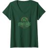 imageWomens Wicked City Made Of Emeralds VNeck TShirtDark Green