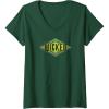 imageWomens Wicked Diamond Logo VNeck TShirtDark Green