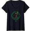 imageWomens Wicked Elphaba Portrait VNeck TShirtBlack