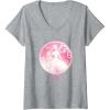 imageWomens Wicked Glinda Tonal VNeck TShirtHeather Grey