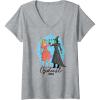imageWomens Wicked Glinda ampamp Elphaba Ozdust VNeck TShirtHeather Grey