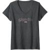 imageWomens Wicked Glindafied VNeck TShirtDark Heather Grey