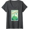 imageWomens Wicked Greetings From The Fantabulous Emerald City VNeck TShirtDark Heather Grey