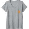 imageWomens Wicked Marvelous Munchkinland Front ampamp Back VNeck TShirtHeather Grey