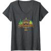 imageWomens Wicked Marvelous Munchkinland VNeck TShirtDark Heather Grey