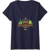 imageWomens Wicked Marvelous Munchkinland VNeck TShirtNavy Blue