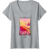 imageWomens Wicked Munchkinlands Famous Tulip Fair VNeck TShirtHeather Grey