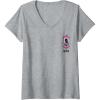 imageWomens Wicked Perfectly Glinda VNeck TShirtHeather Grey
