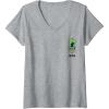 imageWomens Wicked Positively Elphaba VNeck TShirtHeather Grey