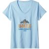 imageWomens Wicked Shiz University VNeck TShirtBaby Blue