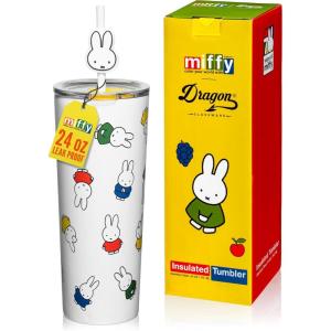 imageDragon Glassware x Barbie Vacuum Insulated Stainless Steel Tumbler with Lid and Straw  Festive Holiday Travel Coffee Tumbler Cup to Keep Drinks Hot or Cold Fits Cup Holders  Christmas ThemeMiffy  Iconic