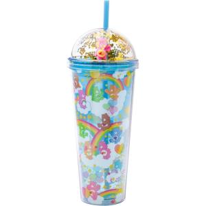 imageSilver Buffalo Sanrio Hello Kitty Pink Polka Dots and Bows Dome Glitter Top Travel Tumbler 24 OuncesMulticolor