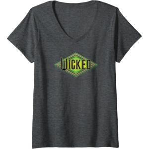 imageWomens Wicked Diamond Logo VNeck TShirtDark Heather Grey