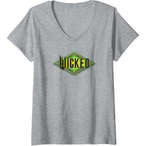 imageWomens Wicked Diamond Logo VNeck TShirtHeather Grey