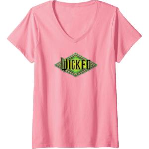 imageWomens Wicked Diamond Logo VNeck TShirtPink