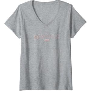imageWomens Wicked Glindafied VNeck TShirtHeather Grey