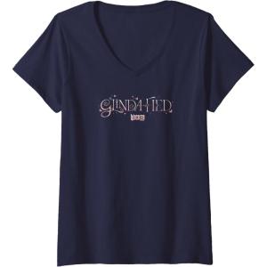 imageWomens Wicked Glindafied VNeck TShirtNavy Blue