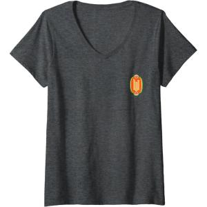 imageWomens Wicked Marvelous Munchkinland Front ampamp Back VNeck TShirtDark Heather Grey