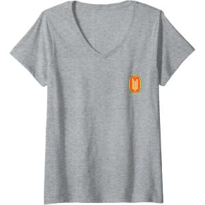 imageWomens Wicked Marvelous Munchkinland Front ampamp Back VNeck TShirtHeather Grey