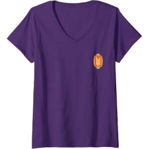 imageWomens Wicked Marvelous Munchkinland Front ampamp Back VNeck TShirtPurple