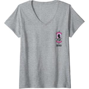 imageWomens Wicked Perfectly Glinda VNeck TShirtHeather Grey