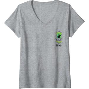 imageWomens Wicked Positively Elphaba VNeck TShirtHeather Grey