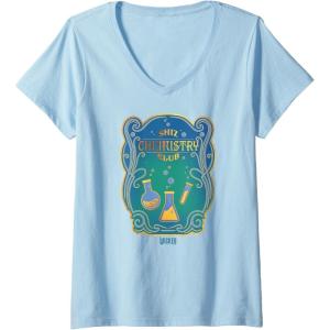 imageWomens Wicked Shiz Chemistry Club VNeck TShirtBaby Blue