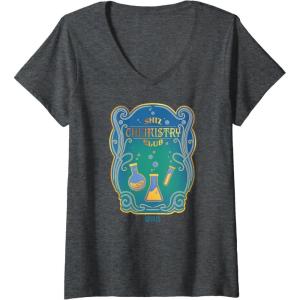 imageWomens Wicked Shiz Chemistry Club VNeck TShirtDark Heather Grey