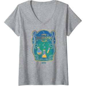 imageWomens Wicked Shiz Chemistry Club VNeck TShirtHeather Grey