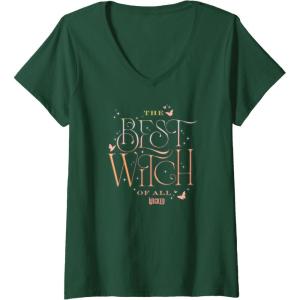 imageWomens Wicked The Best Witch Of All VNeck TShirtDark Green