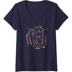 imageWomens Wicked The Best Witch Of All VNeck TShirtNavy Blue