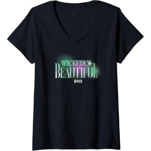 imageWomens Wicked Wickedly Beautiful VNeck TShirtBlack