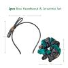 imageConair Wicked Bow Headband ampamp Twist scrunchie set  hair accessories  hair accessories for girls  gifts for her  Scunci 2PKGreen  Black