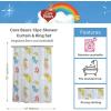 imageFranco Collectibles Wicked Elphaba ampamp Glinda 13 Piece Microfiber Shower Curtain and Ring Set 70x72 Officially Licensed ProductCare Bears