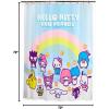 imageFranco Collectibles Wicked Elphaba ampamp Glinda 13 Piece Microfiber Shower Curtain and Ring Set 70x72 Officially Licensed ProductHello Kitty  Friends