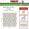 imageFranco Collectibles Wicked Elphaba ampamp Glinda 13 Piece Microfiber Shower Curtain and Ring Set 70x72 Officially Licensed ProductPeanuts  Wrapping Paper