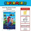 imageFranco Collectibles Wicked Elphaba ampamp Glinda 13 Piece Microfiber Shower Curtain and Ring Set 70x72 Officially Licensed ProductSuper Mario