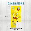 imageFranco Collectibles Wicked Super Soft Cotton BathPoolBeach Towel 60 in x 30 in Official Licensed ProductSpongebob Squarepants