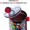 imageSilver Buffalo Wicked Elphaba Not Your Basic Witch Ombre Stainless Steel Tumbler with Handle and Straw Fits in Standard Cup Holder 40 OuncesAvengers Comics