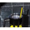 imageSilver Buffalo Wicked Elphaba Not Your Basic Witch Ombre Stainless Steel Tumbler with Handle and Straw Fits in Standard Cup Holder 40 OuncesBatman